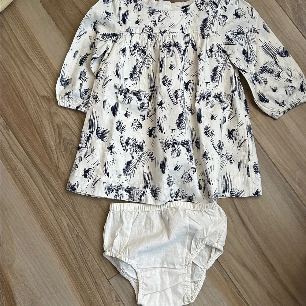Baby Gap Long Sleeve Tunic Dress and Diaper Cover